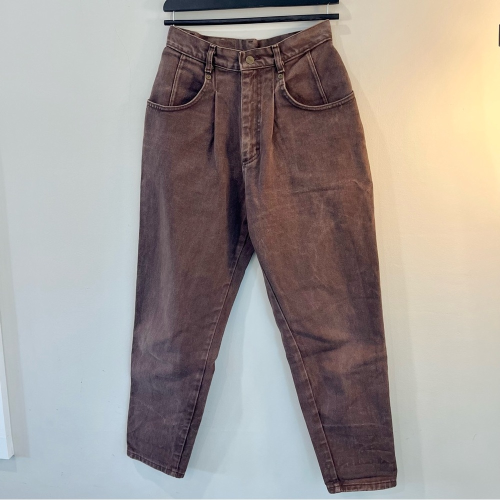 LLBean High Rise Vintage Women's Jeans in Chocolate Brown, Size 8/28